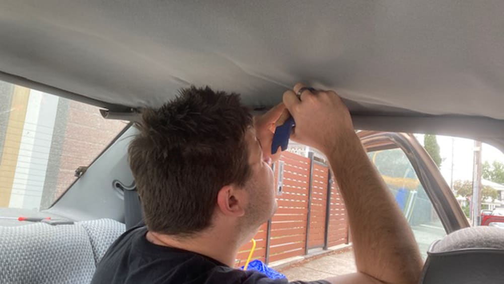 How Do You Repair a Headliner in a Car  