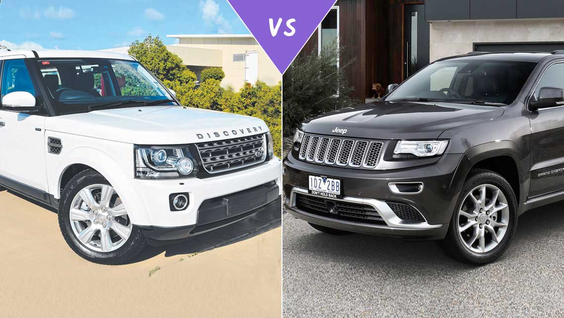 Land Rover Discovery frente a Jeep Grand Cherokee