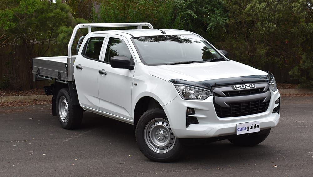 Isuzu DMax 2021 review 4x4 SX Crew Cab Chassis GVM test Load test