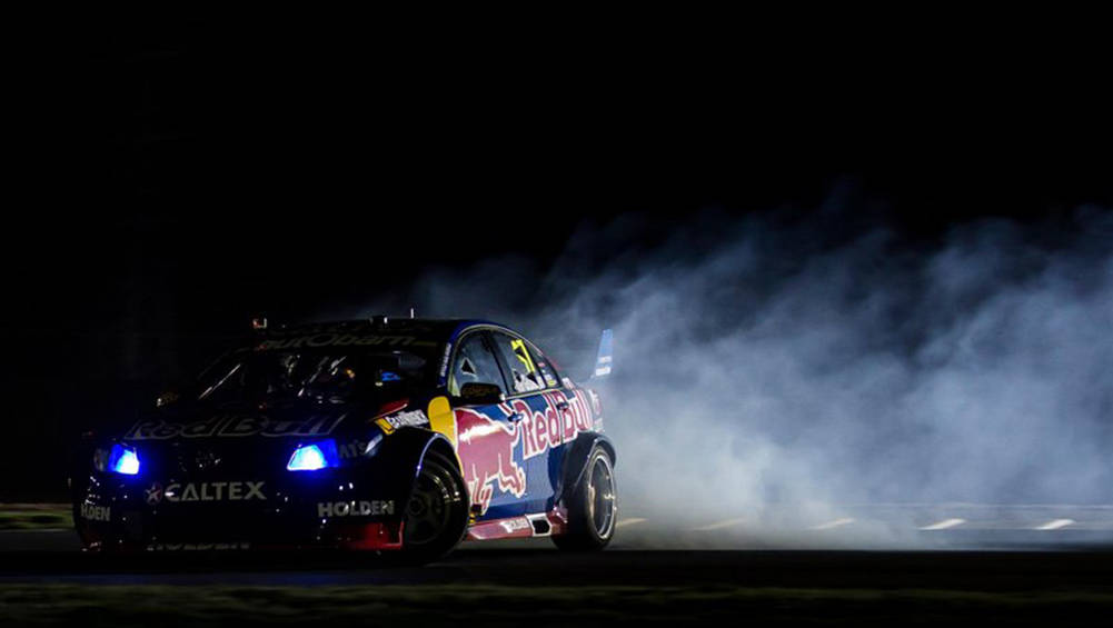 Triple Eight unveil drift-spec Red Bull Supercar for Van Gisbergen