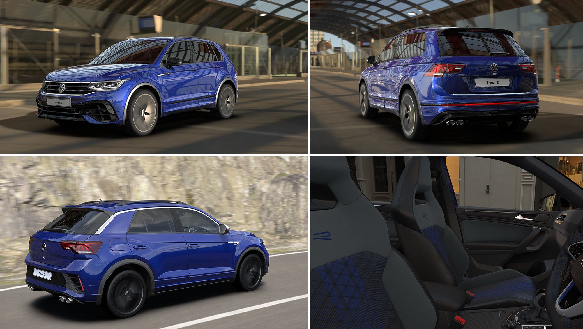 More R! 2023 Volkswagen T-Roc R and Tiguan R Grid Editions on the