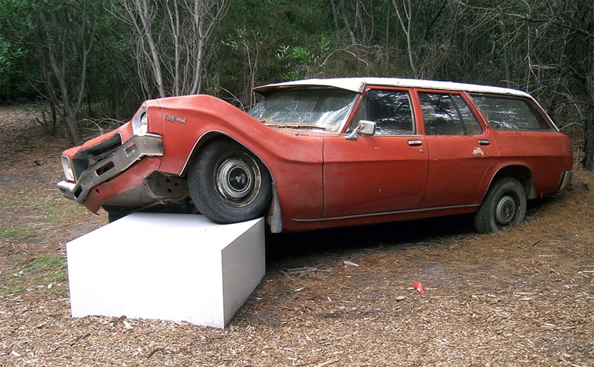 This guy turned a Holden HQ Kingswood into an art piece CarsGuide