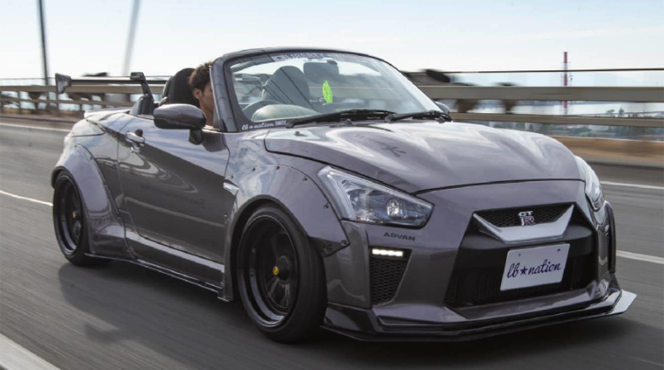 Liberty Walk's Daihatsu Copen GTK is the last word in Kei car body