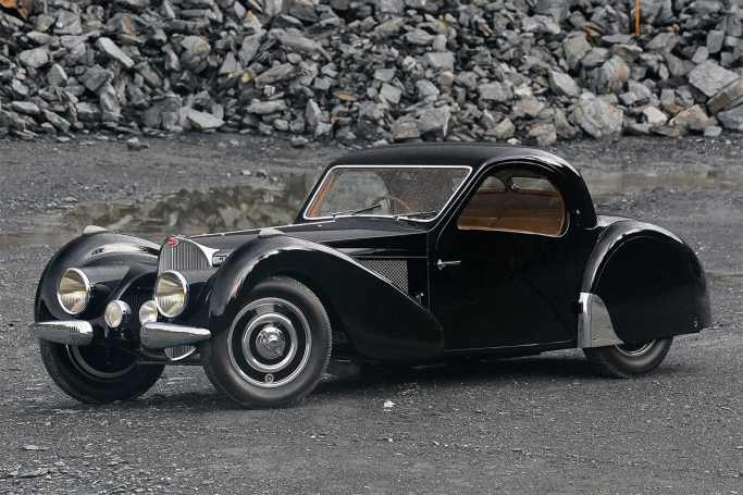 The beautiful bodywork of the Type 57SC Atalante was designed by Ettore’s son, Jean Bugatti.