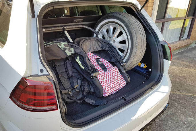Vw polo sales boot space pram