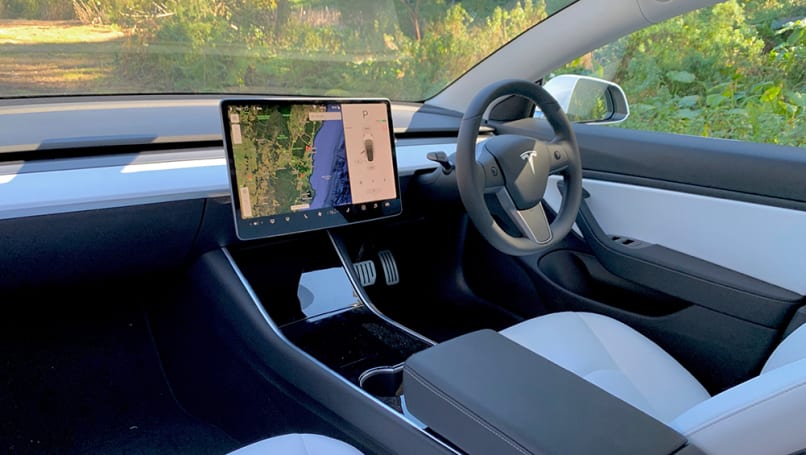 Model 3 sales performance interior