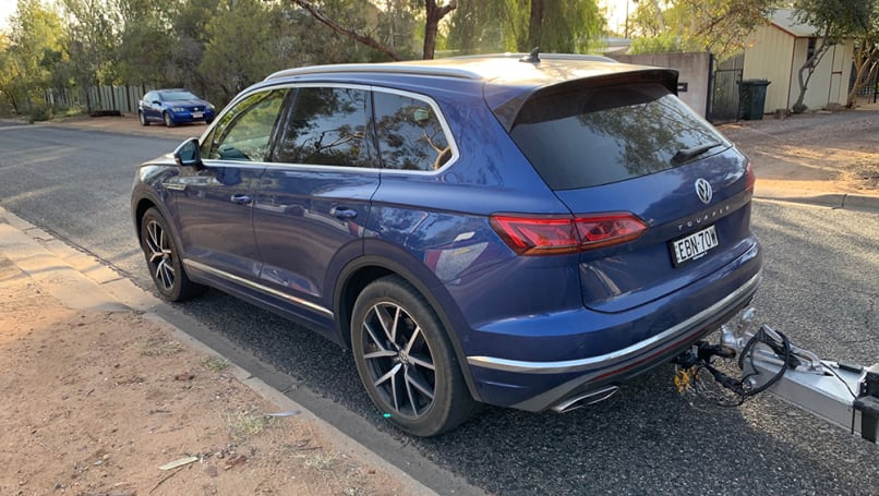 VW Touareg 2020 review tow test CarsGuide