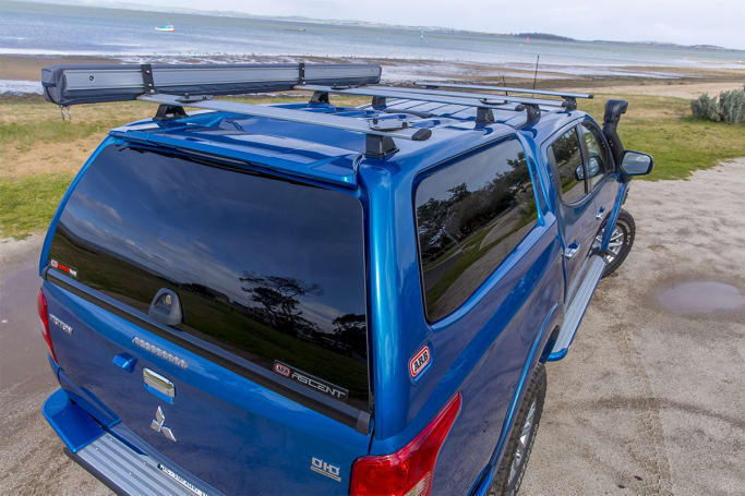 Fibreglass canopy roof racks clearance