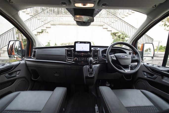 ford transit custom interior