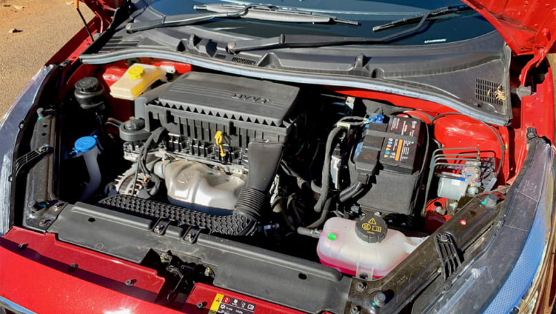 The 1.5-liter four-cylinder petrol engine develops 82 kW / 150 Nm. (Exciter variant in the photo) 