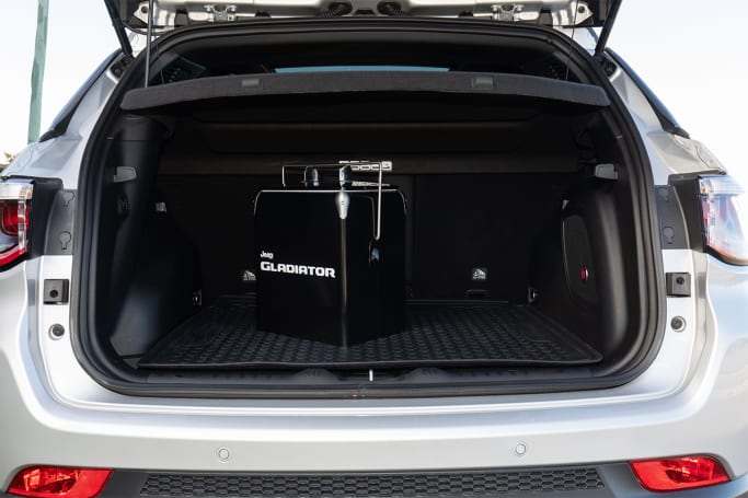 Jeep Compass Boot Space Size Luggage Capacity Cargo Volume CarsGuide