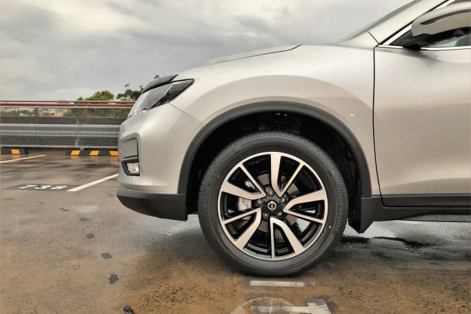 The N-Trek comes with larger 19-inch alloys wheels.