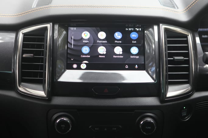 Ranger has Ford's Sync3 multimedia system.