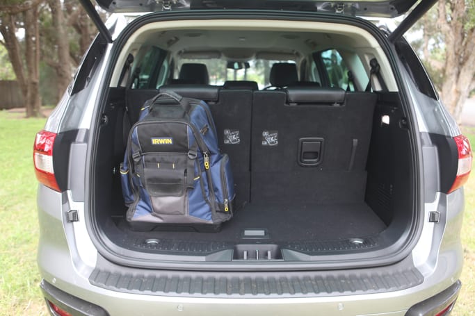 Ford Everest Boot space