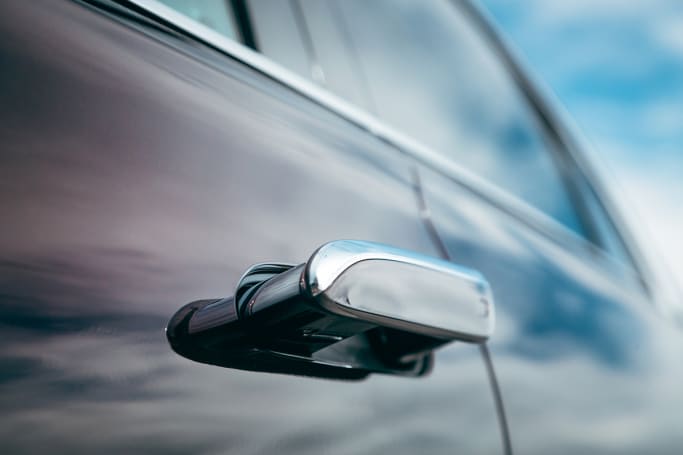 The flush door handles do add a touch of Tesla-esque modernity.