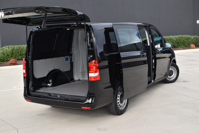 Mercedes crew cab van sales