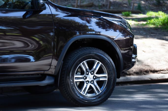 The GXL features 17-inch alloys (pictured: Fortuner GXL 2021).