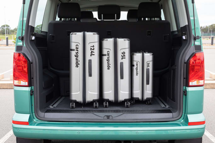 The trunk space is in the Multivan is customizable (image: Dean McCartney).