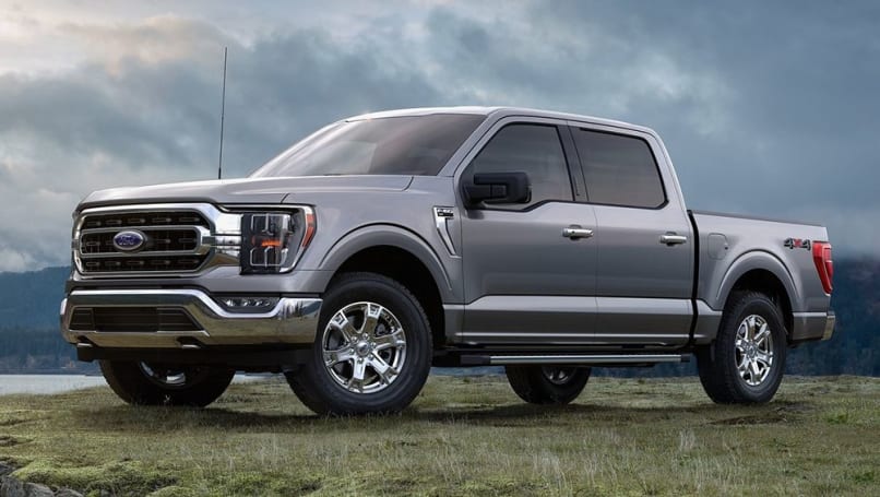 The F-150 is over 670mm longer and nearly 200mm wider than the Ranger.