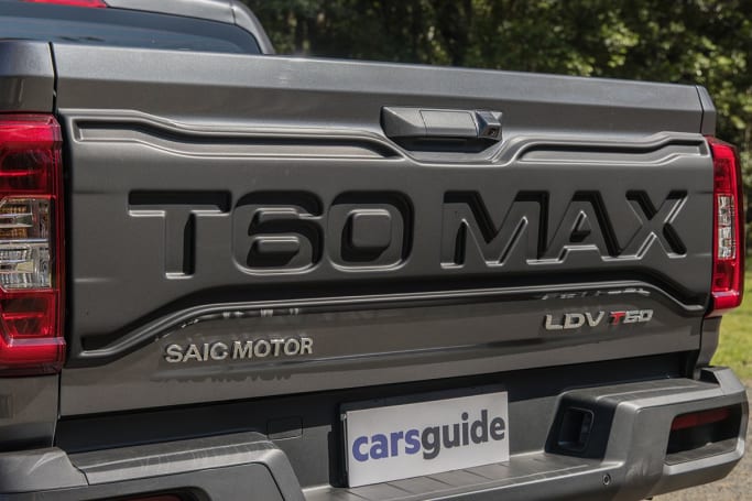 Новый автомобиль LDV T60 Max Luxe стоит 42 621 доллар для владельцев, не принадлежащих к ABN. (Изображение: Глен Салливан)