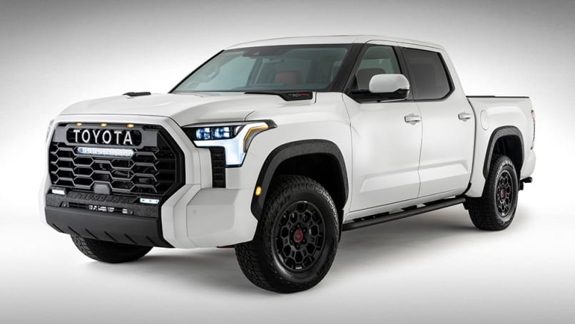 How The New Toyota Landcruiser 300 Series Influenced 2022 Toyota Tundra And What It Means For 2023 Toyota Hilux Twin Turbo Petrol V6 Included Car News Carsguide