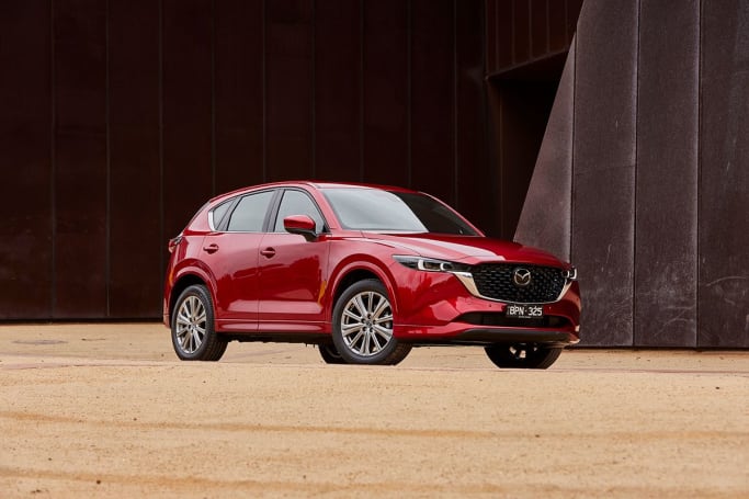 The CX-5 is a handsome SUV.
