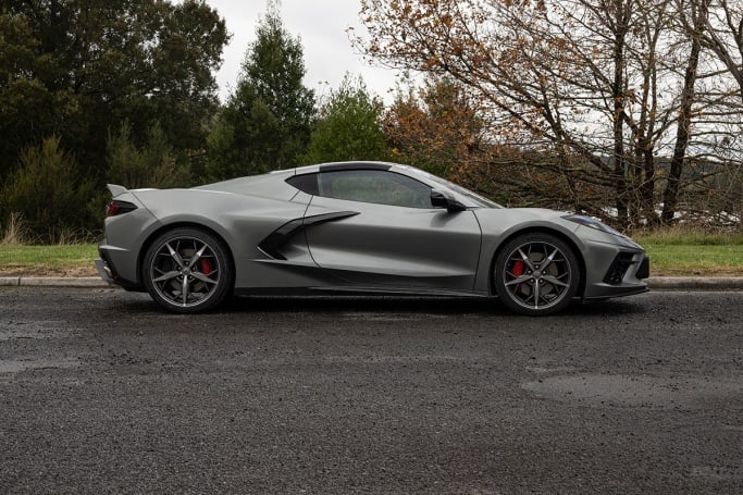 The overall shape of the Corvette is now closer to the supercar it has always aspired to be than ever before. (image: Joel Strickland)
