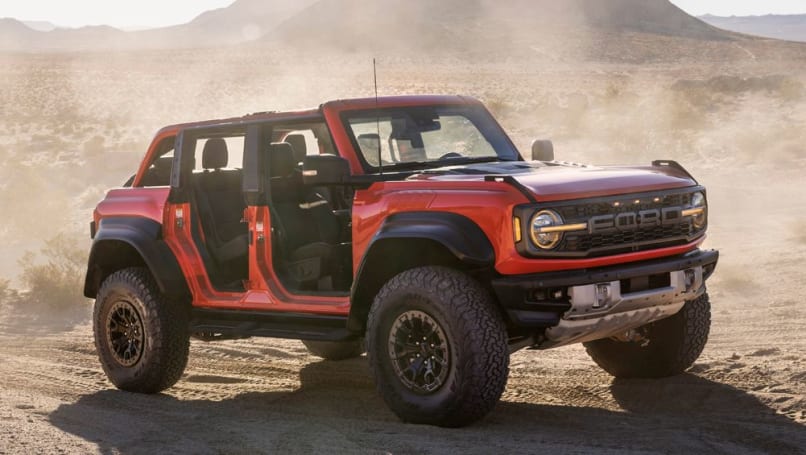 The Bronco DR is a desert racing car.