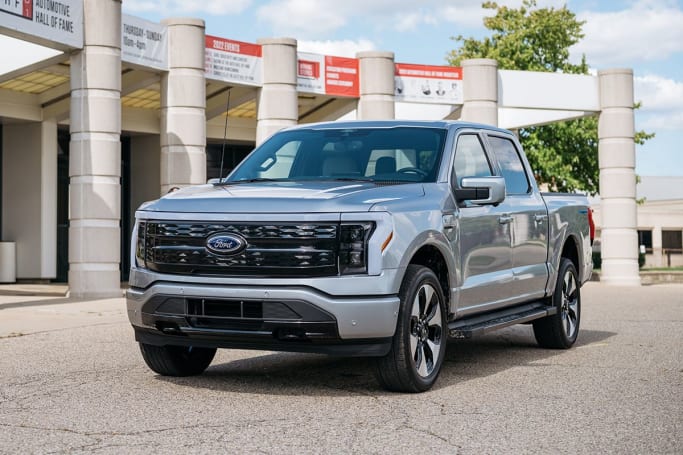 Demand for the Ford F-150 Lightning in the US exceeds supply.