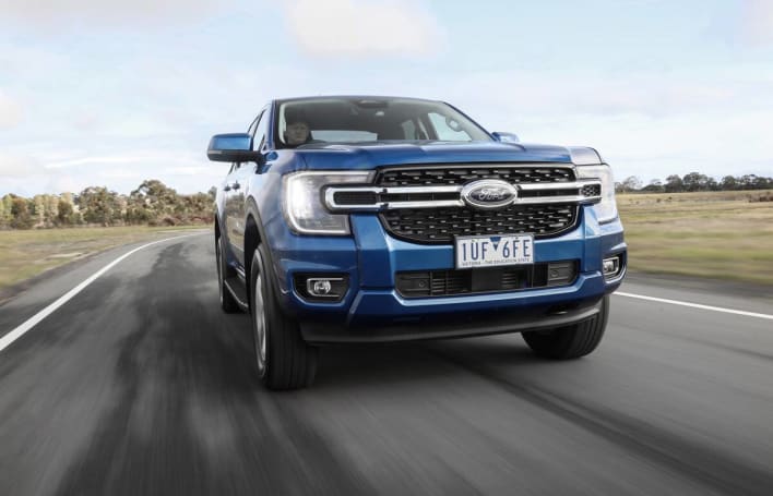 Acceleration is strong, you put your foot down and the thing really does thrust forward, and it maintains that level of muscle as you drive along. (Ford Ranger XLT pictured)