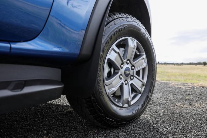 17-inch alloys. (Ford Ranger XLT pictured)