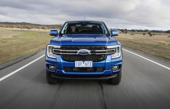 Additionally, the 10-speed auto is even more relaxed, and with greater torque levels to draw upon, it’s both more responsive to throttle inputs and less likely to hunt through the gears. (Ford Ranger XLT pictured)