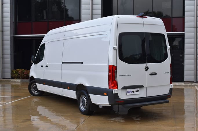 Mercedes Sprinter 2023 review 419 LWB Panel Van GVM test Big