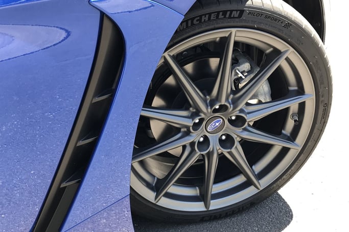 The base and S models are fitted with 10-spoke, 18-inch alloy wheels. (Image: James Cleary)