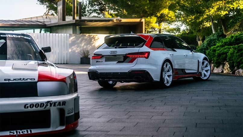 İlk üç renk üzerinde alıcılar, Audi Sport imzası olan siyah, gri ve kırmızı renklerini ayırt edici özellikler olarak kullanan çıkartma paketleri seçeneğine sahip olacak.