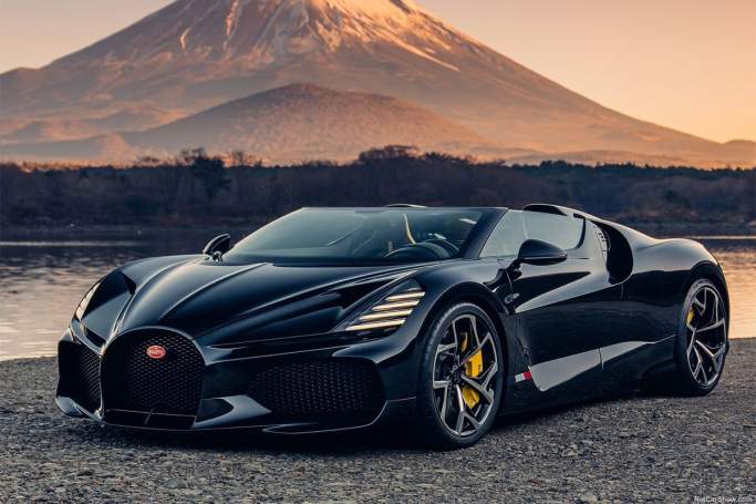 The Bugatti Mistral wears a price tag of US$5.38m ($8.1m).