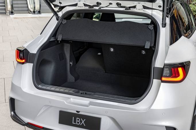 Lexus LBX Boot space