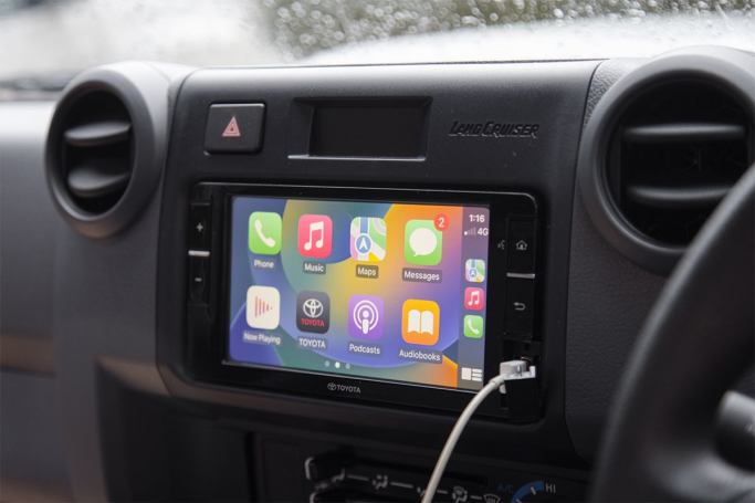 Standard features include a 6.7-inch multimedia touchscreen system. (Image: Glen Sullivan)