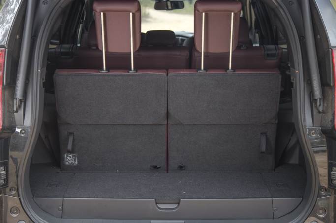 Mitsubishi Pajero Sport Boot space