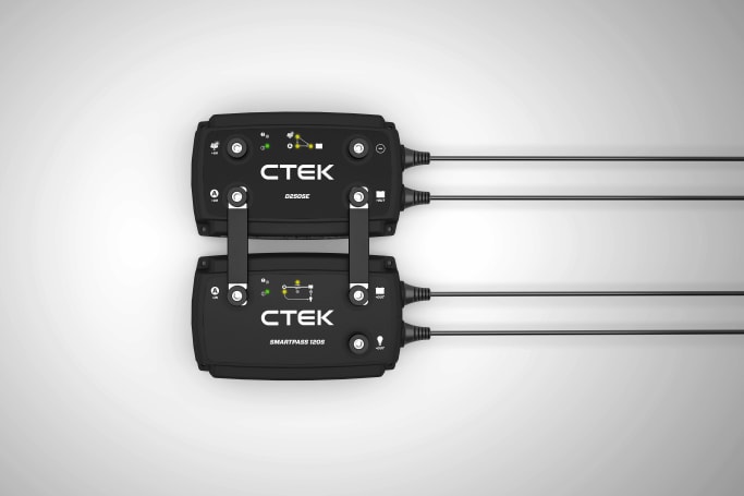 The CTEK D250SE and Smartpass 120S combine as part of a power-management system. (image credit: CTEK)