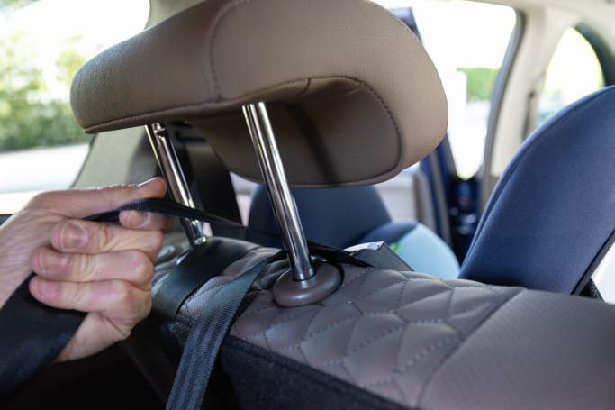 Details about   One Pcs Car Off-Road Double-Hooks ISOFIX Latch Connector ISOFIX Seat Strap Black