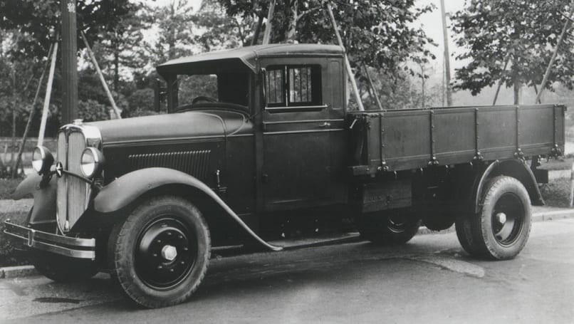 This is one of the first 'Isuzu' trucks, the TX40.  It was entirely designed to serve government fleets.