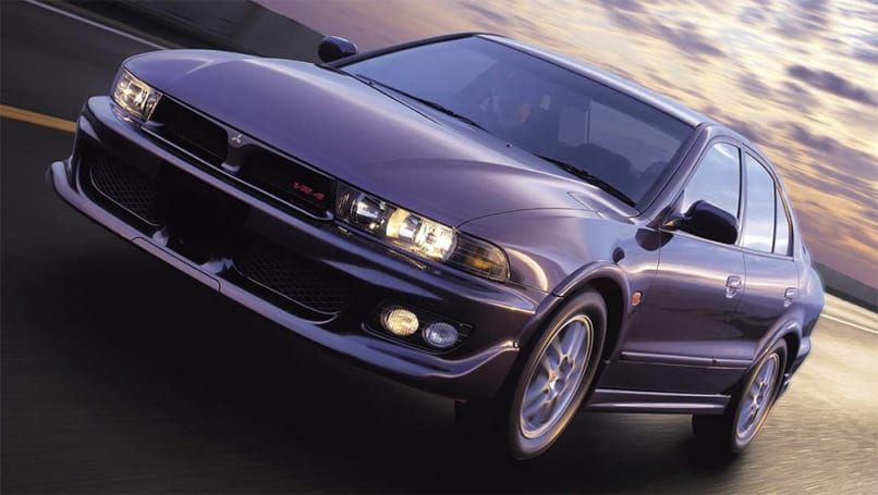 The Galant VR-4 sedan had many features that the Magna missed.