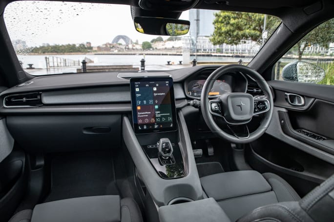 Polestar store car interior