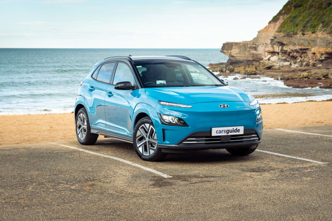 Hyundai Kona Electric 2021 review Highlander EV small SUV is