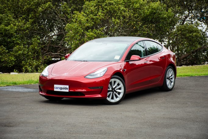 Model 3 best sale 2021 red