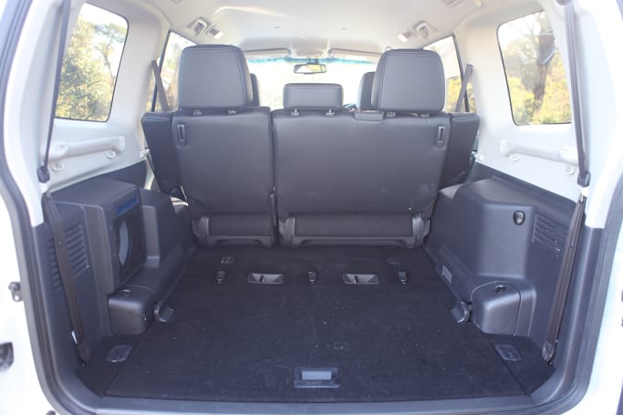 Mitsubishi Pajero 2020 Boot space