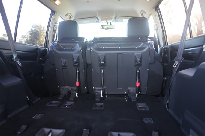 Mitsubishi Pajero Boot space