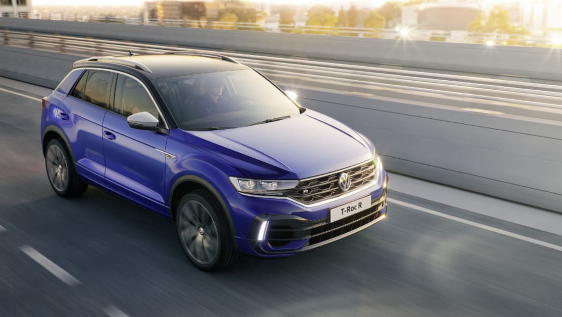 volkswagen plans performance r ssault t roc r and tiguan r to lead go fast charge in oz car news carsguide