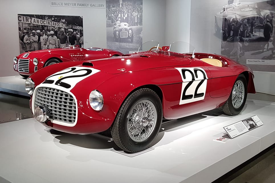 Back in '49, this 166 MM was the first Ferrari-badged race car to win at the 24 Hours of Le Mans. It also won the Mille Miglia too. (image credit: Malcolm Flynn)